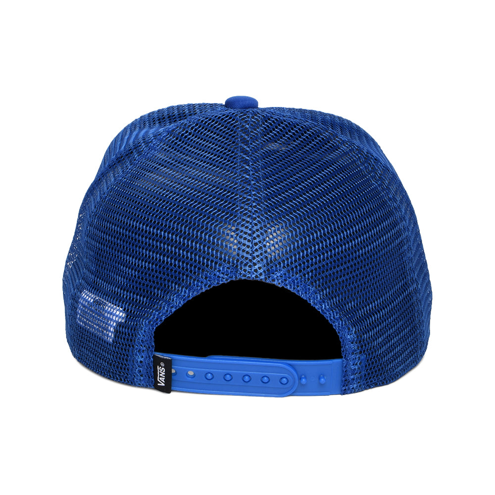 Gorra de camionero niños Parche clásico visera curvada de Vans - Blanco-Azul