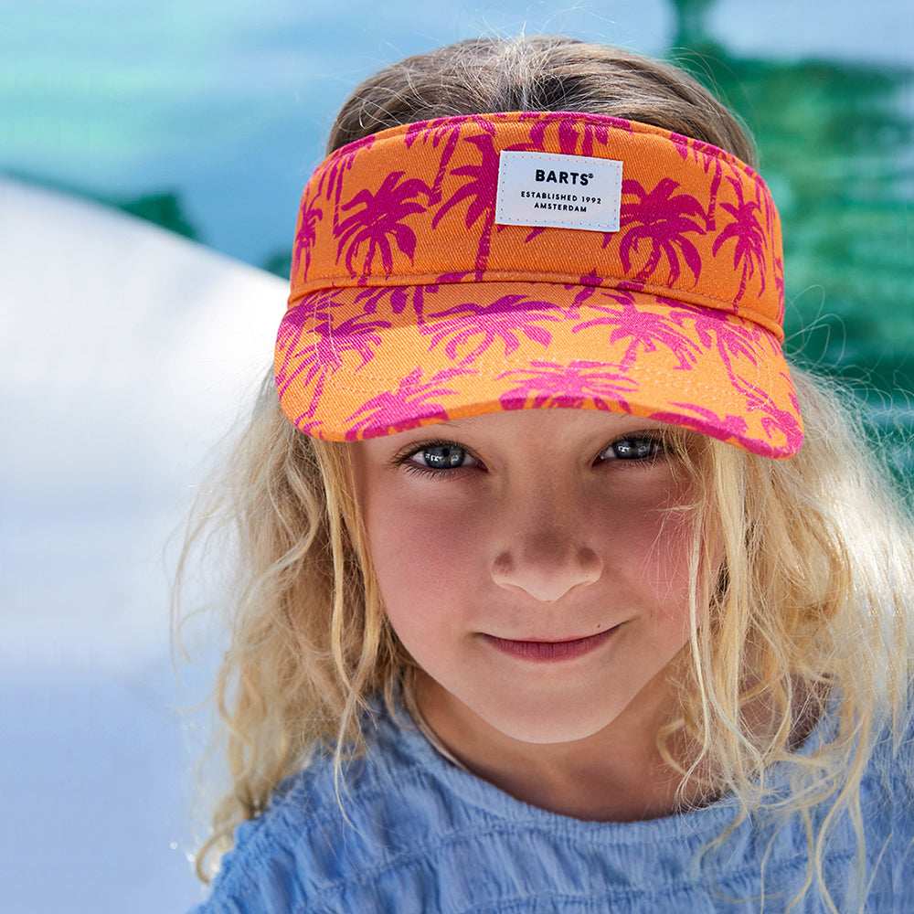 Visera niños Bynda de algodón de Barts - Naranja-Rosa