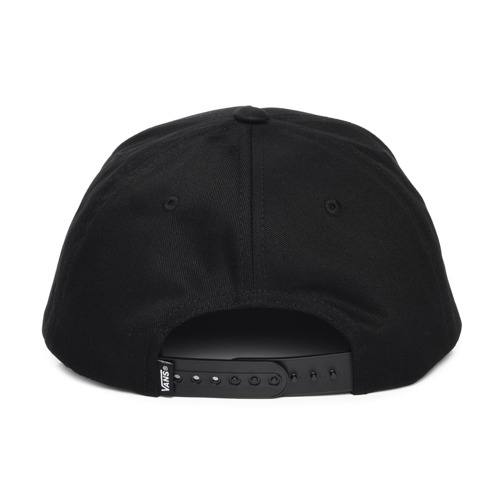 Gorra Snapback niños Drop V Logo visera curvada de Vans - Negro-Blanco