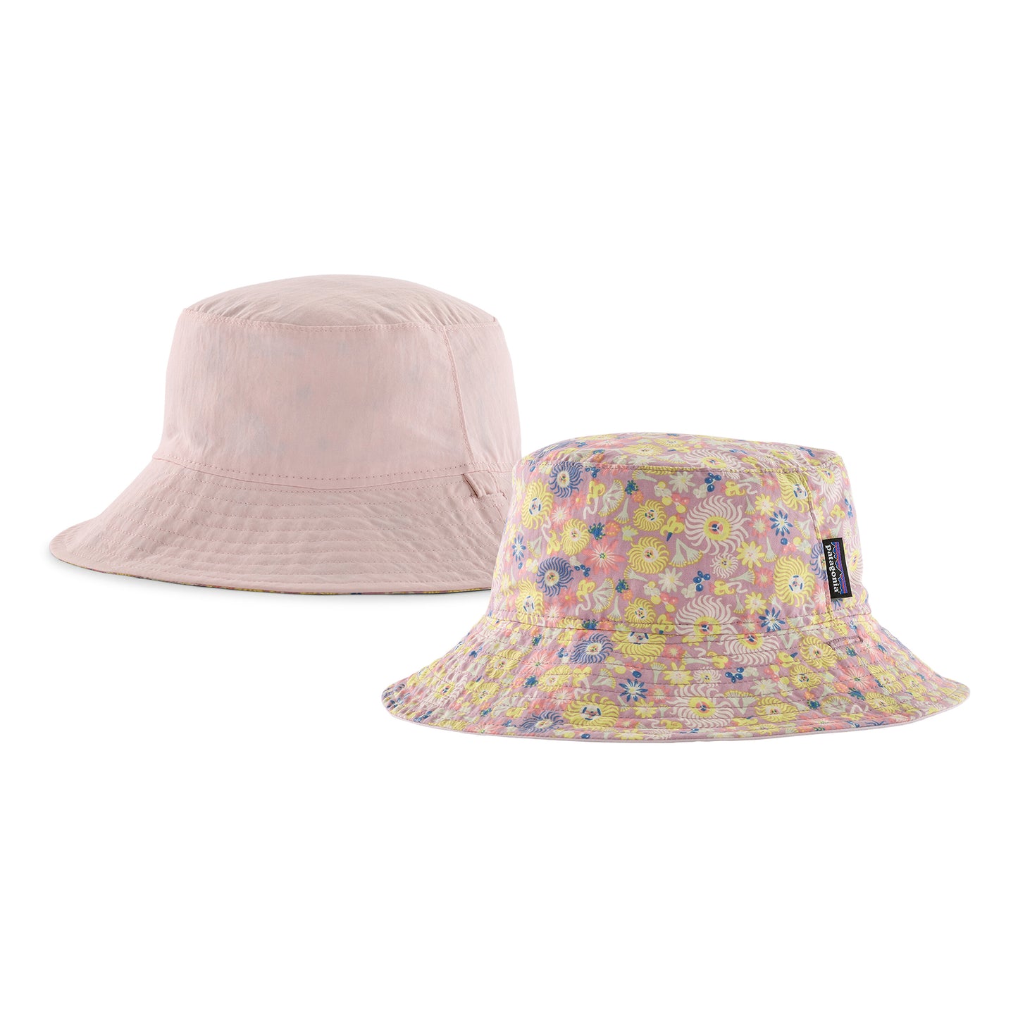 Sombrero de pescador Fruity Times reversible Sol de Patagonia - Rosa Violáceo-Multi