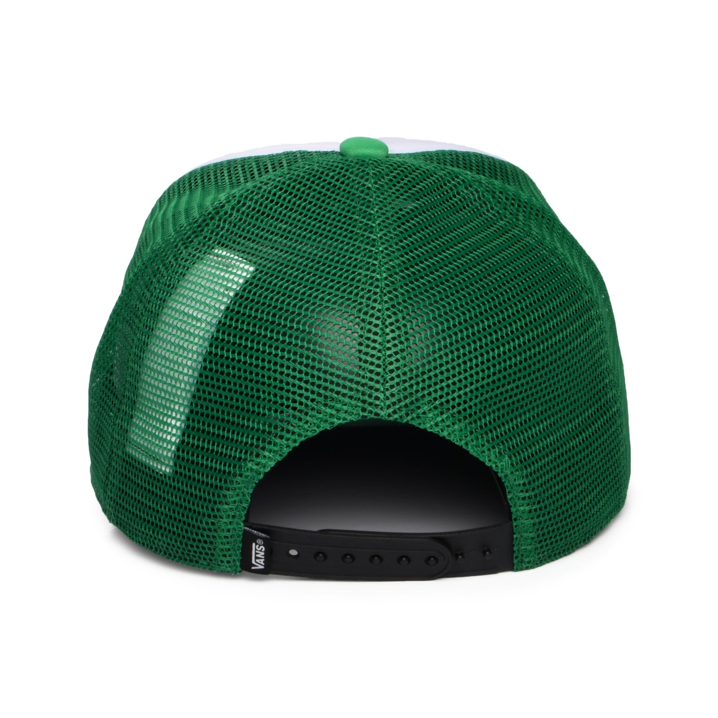 Gorra de camionero niños Parche clásico visera curvada de Vans - Blanco-Verde Brillante