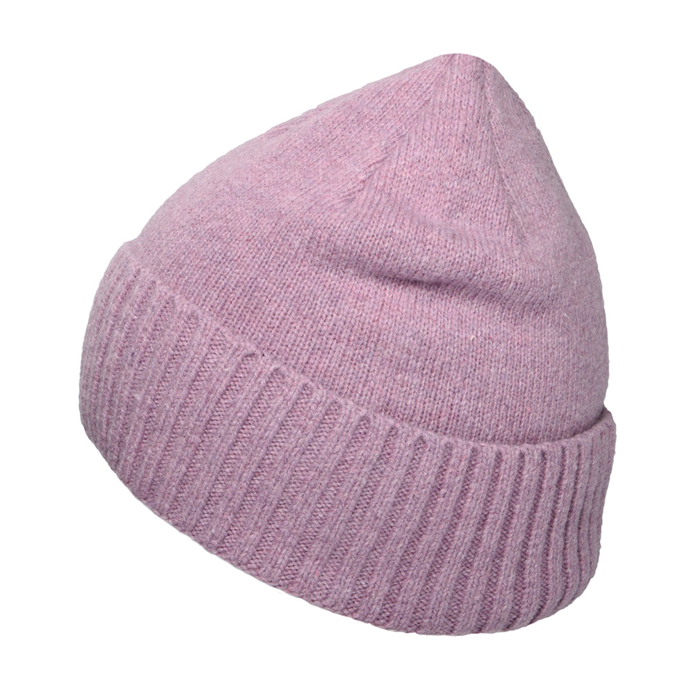 Gorro Beanie Brodeo de lana reciclada de Patagonia - Malva