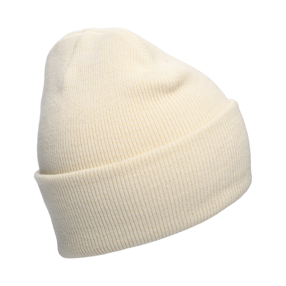 Gorro Beanie Ashley con vuelta de Carhartt WIP - Blanco Roto