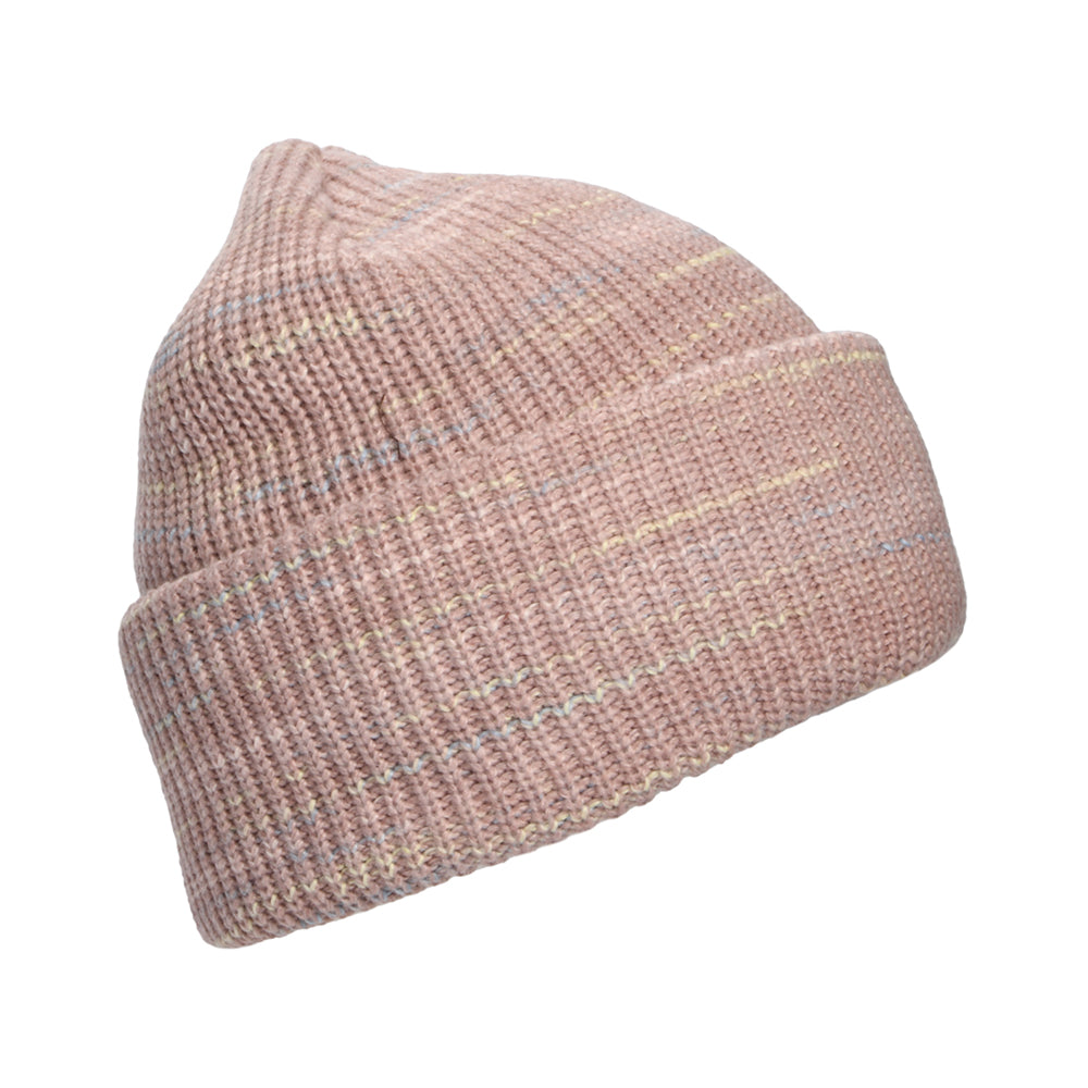 Gorro Beanie Salty Bae reciclado Space-Dyed para mujeres de The North Face - Rosa Oscuro