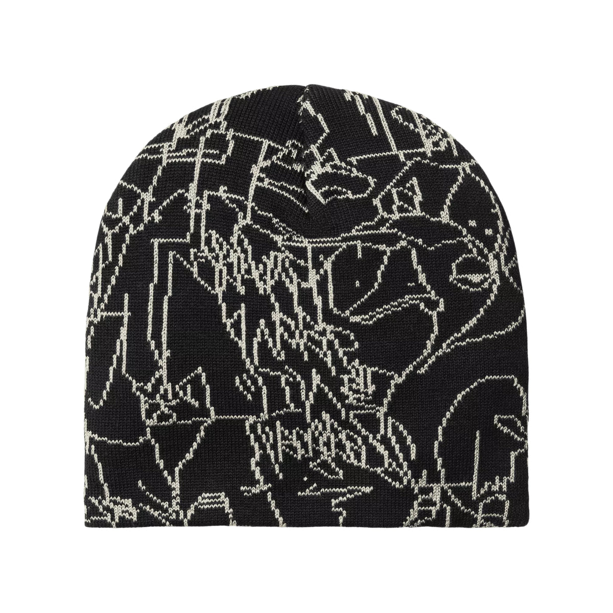 Gorro Beanie de mezcla de algodón de Carhartt WIP - Negro-Blanco
