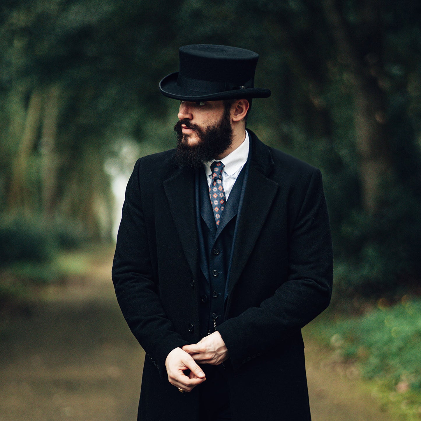 Sombrero de copa alta Deadman de Jaxon & James Negro al por mayor