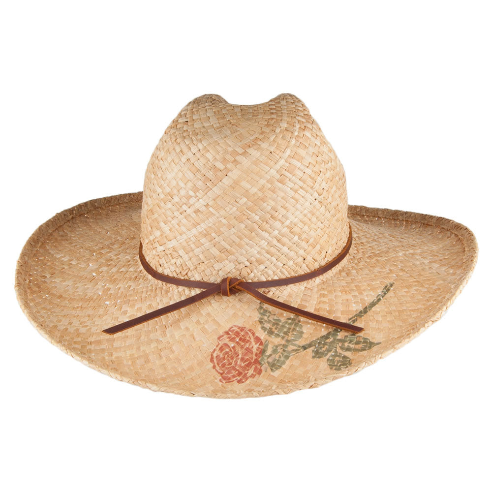 Sombrero playero Fedora Jenna de Brixton - Natural