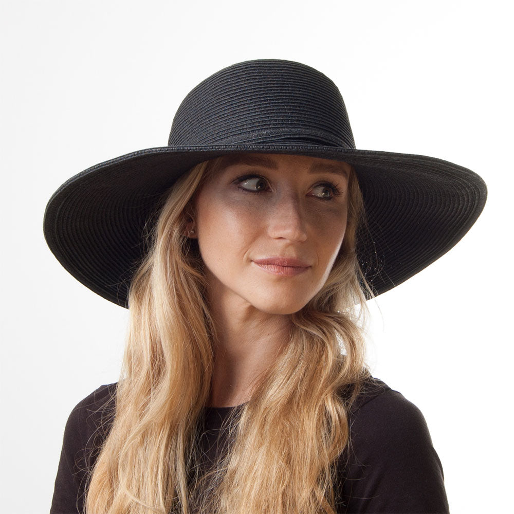 Sombrero de Sol Brighton para mujeres de sur la tête - Negro