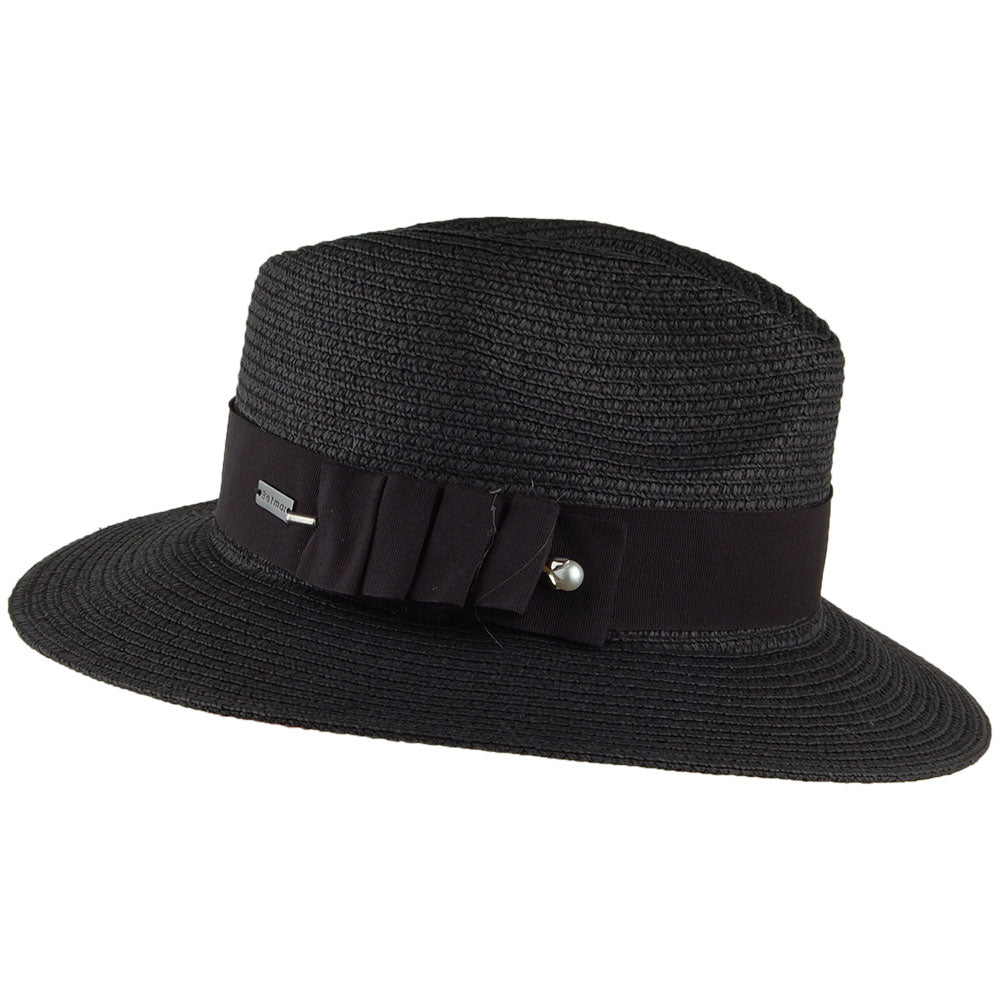 Sombrero Fedora Safari Ellery de Betmar - Negro