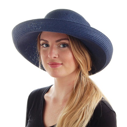 Sombrero de Sol Traveller plegable para mujeres de sur la tête - Azul Marino