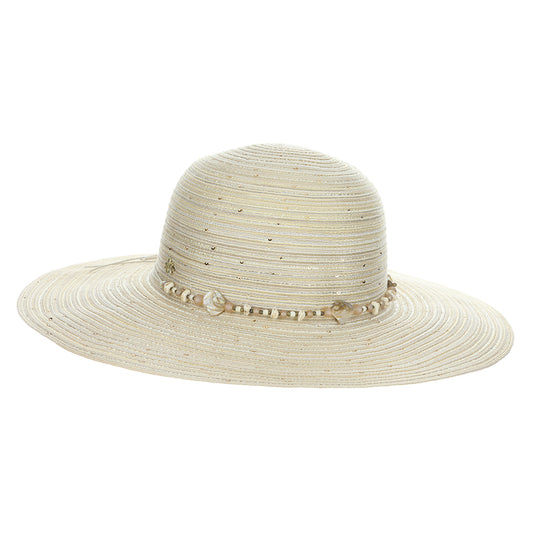 Sombrero de Sol Jensen Flexible de Cappelli - Natural