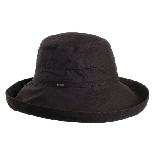 Sombrero de Sol Lanikai plegable de Scala - Negro