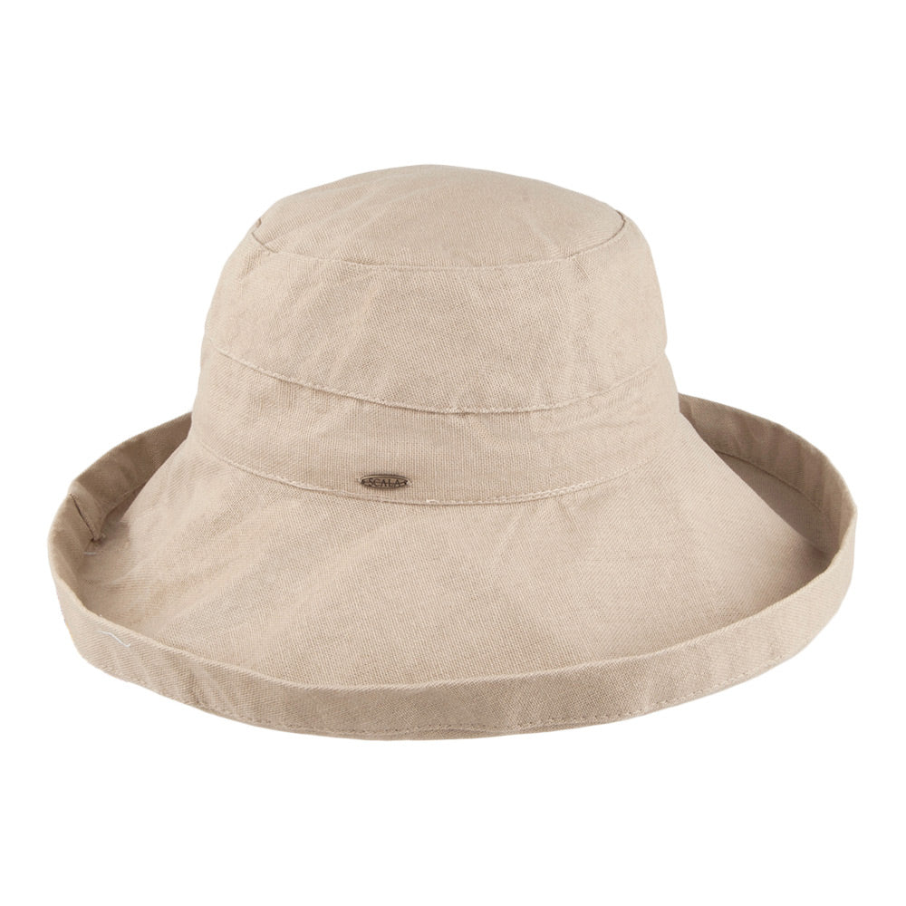 Sombrero de Sol Lanikai plegable de Scala - Gris Topo