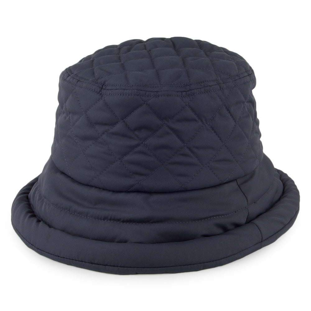 Sombrero de pescador mujeres Quilted Impermeable resistente al agua de Scala - Azul Marino