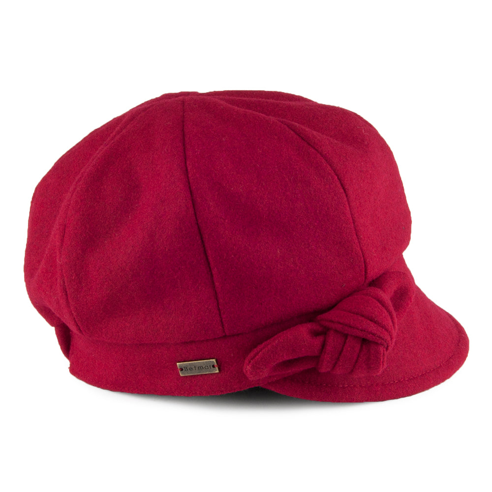 Gorra Baker Boy Adele de Betmar - Escarlata