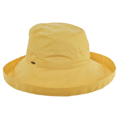 Sombrero de Sol Lanikai plegable de Scala - Amarillo