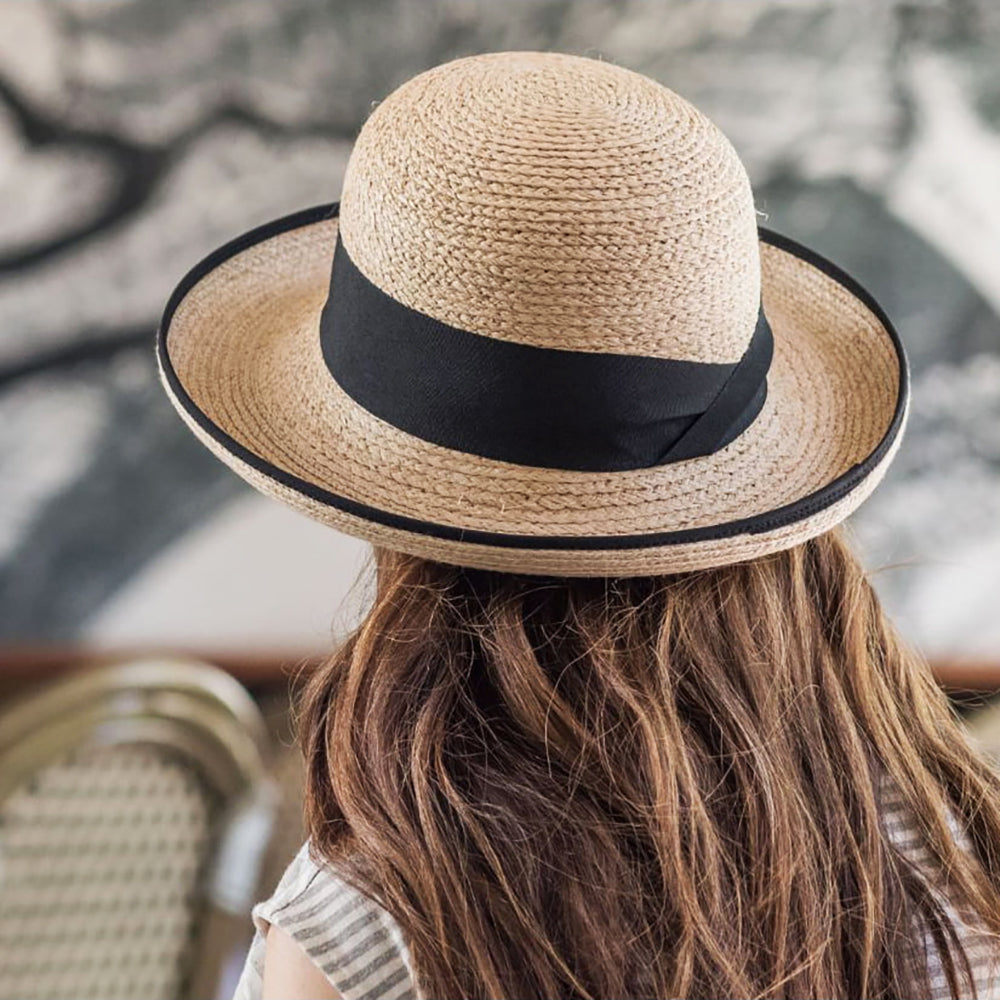 Sombrero Rebecca de paja de rafia de Tilley - Natural