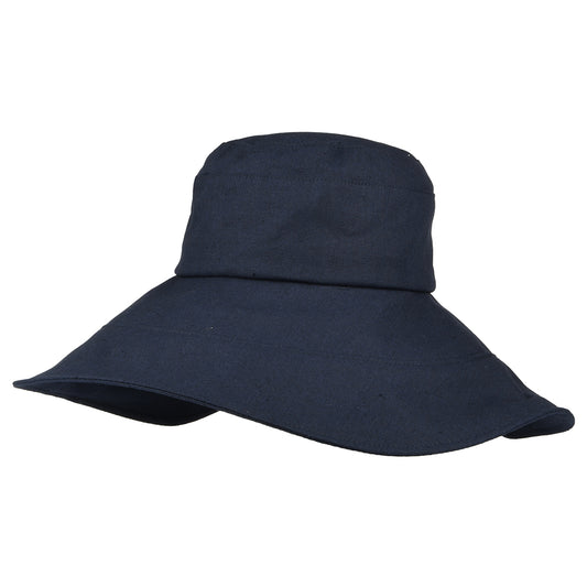 Sombrero de Sol Monaco plegable para mujer de sur la tête - Azul Marino