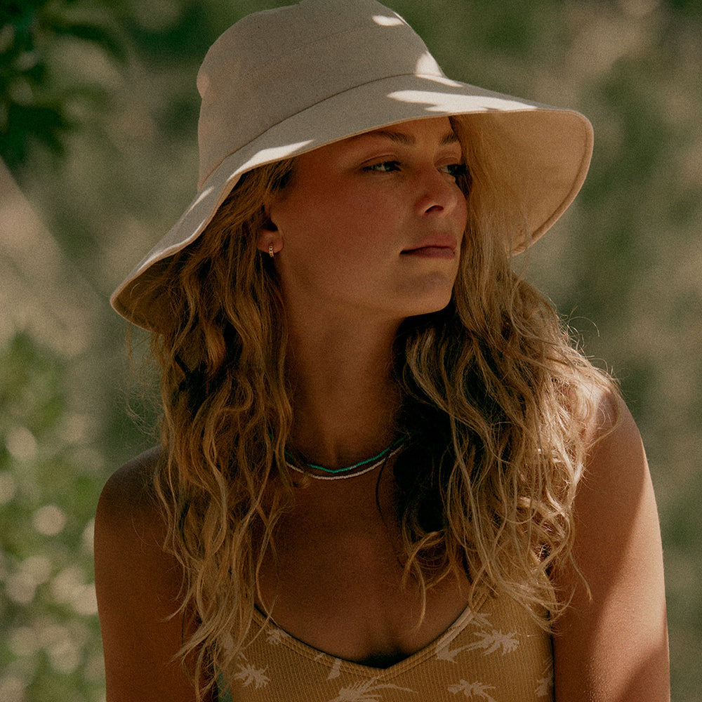 Sombrero Hamutan de algodón de Barts - Crema