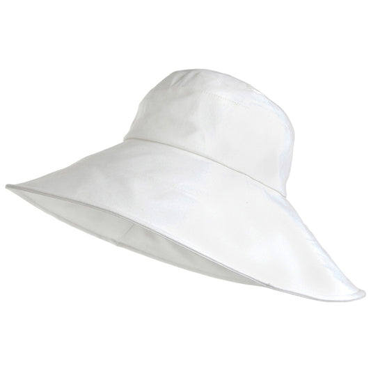 Sombrero Monaco plegable de sur la tête - Blanco