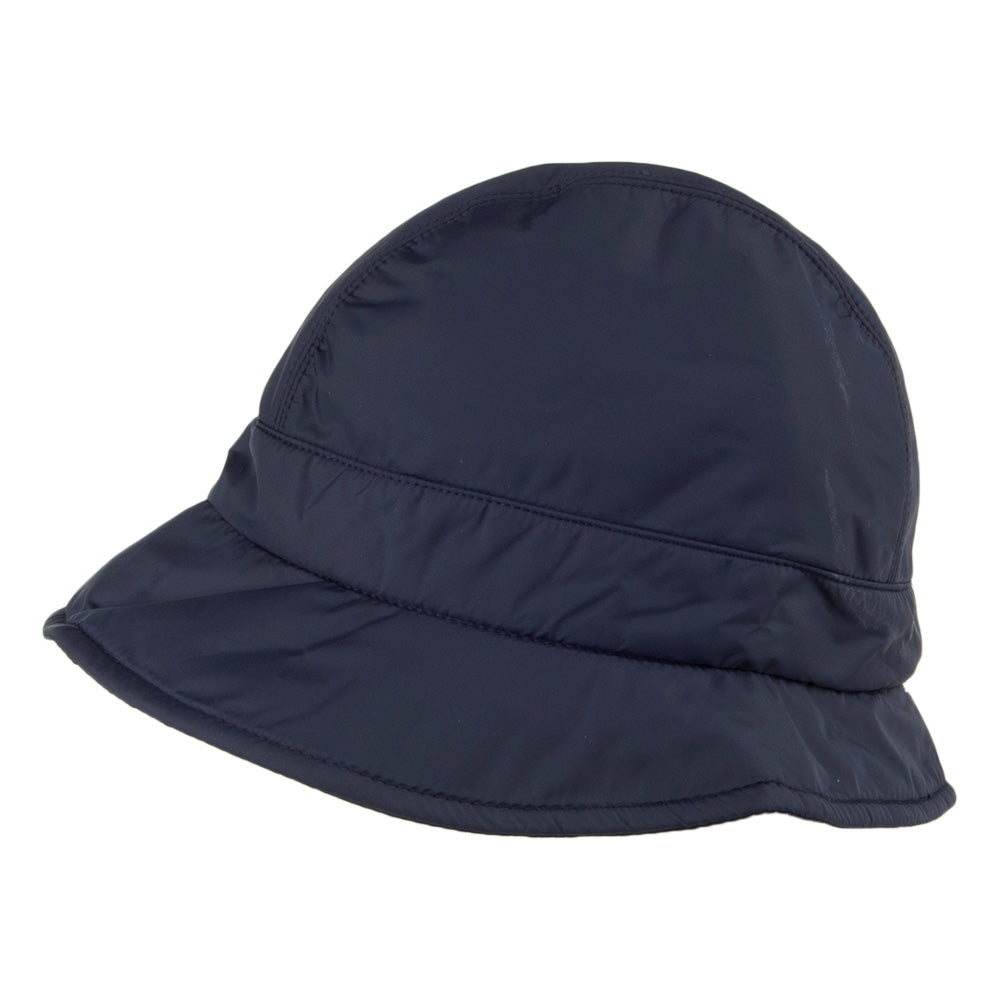 Sombrero Cloche Maggie plegable resistente al agua Betmar-Azul Marino