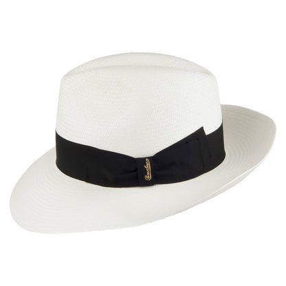 Sombrero Fedora Panamá Fino de Borsalino - Decolorado