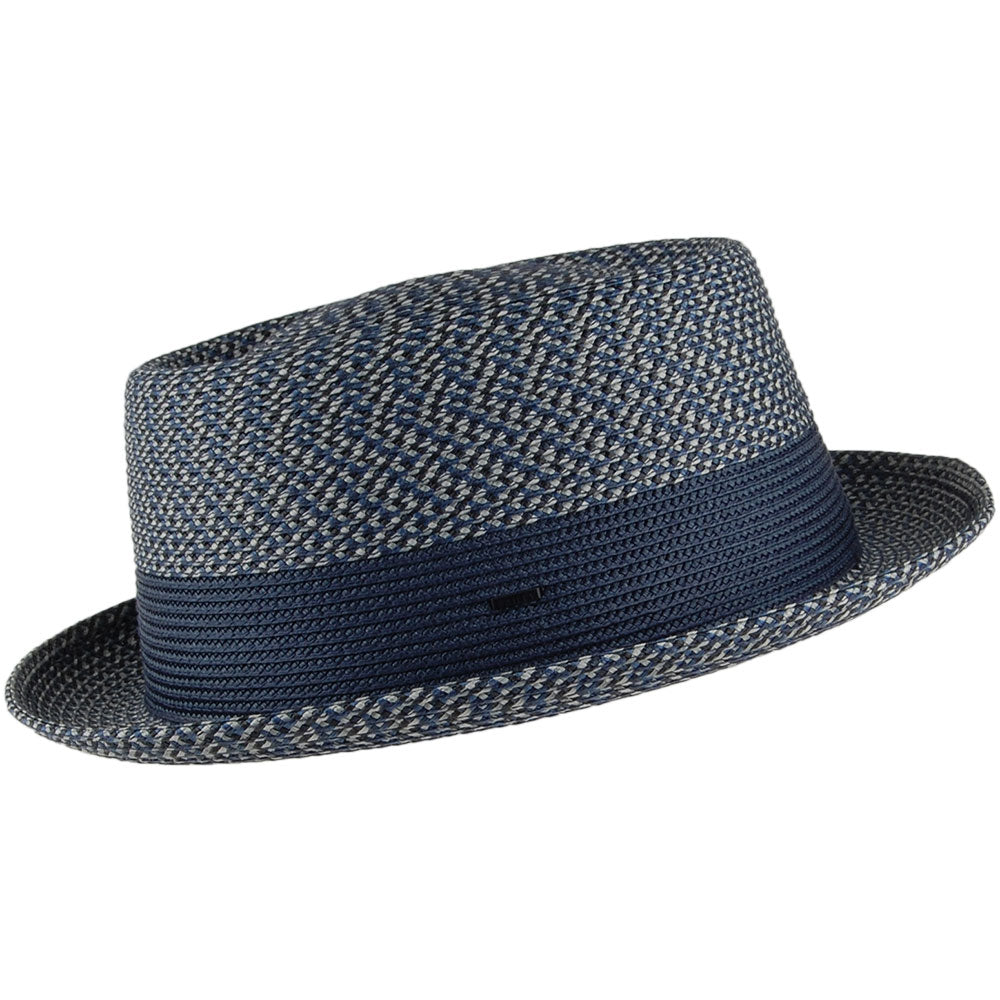 Sombrero Pork Pie Telemannes de Bailey - Azul Marino-Multi