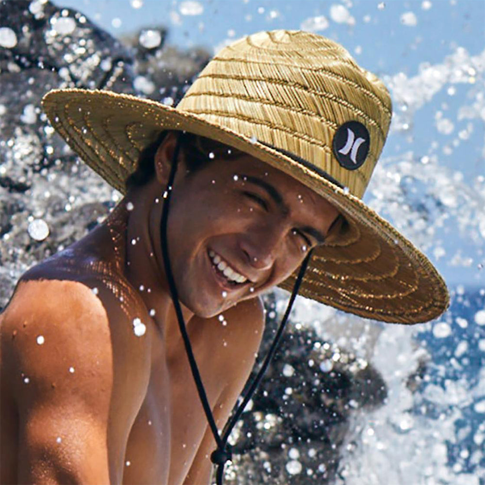 Sombrero de Guardacosta Weekender de paja de Hurley - Natural
