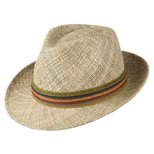 Sombrero Fedora Cuba de seagrass straw de Failsworth - Natural