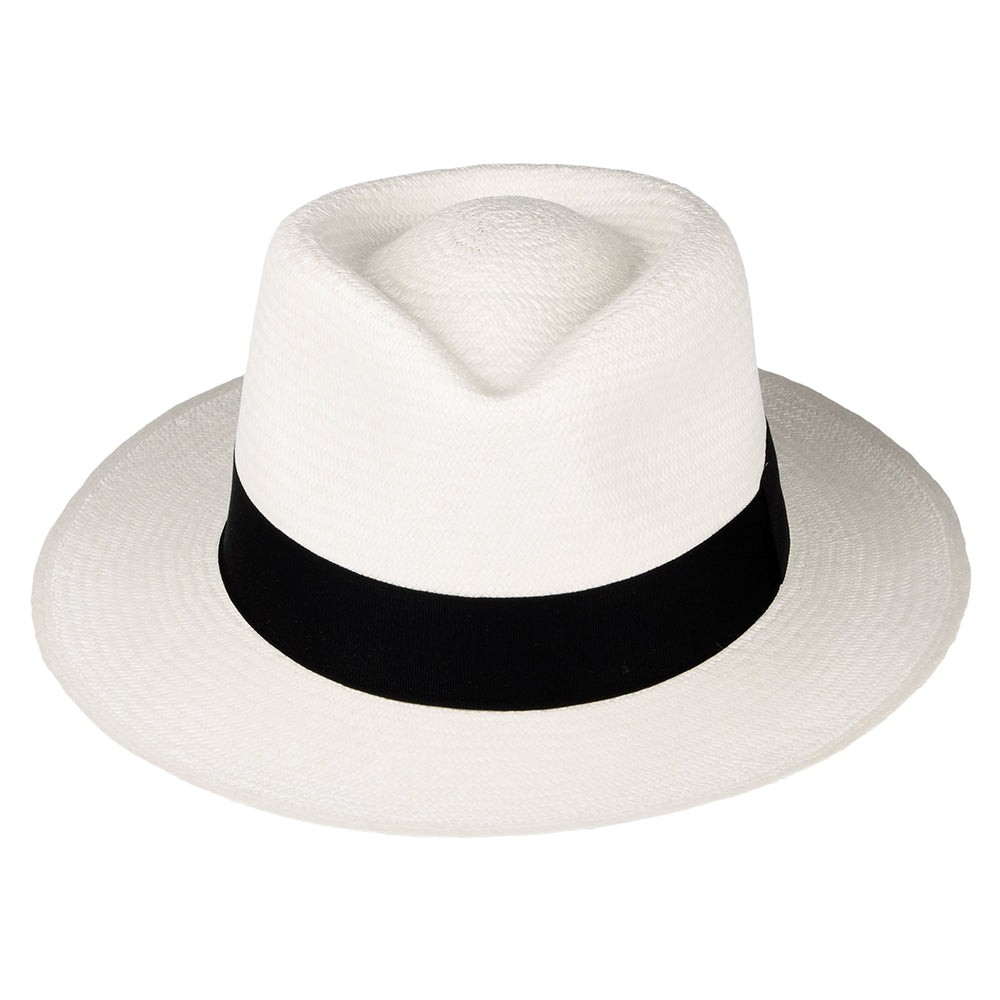 Sombrero Panamá Fedora C - Crown de Jaxon & James - Decolorado