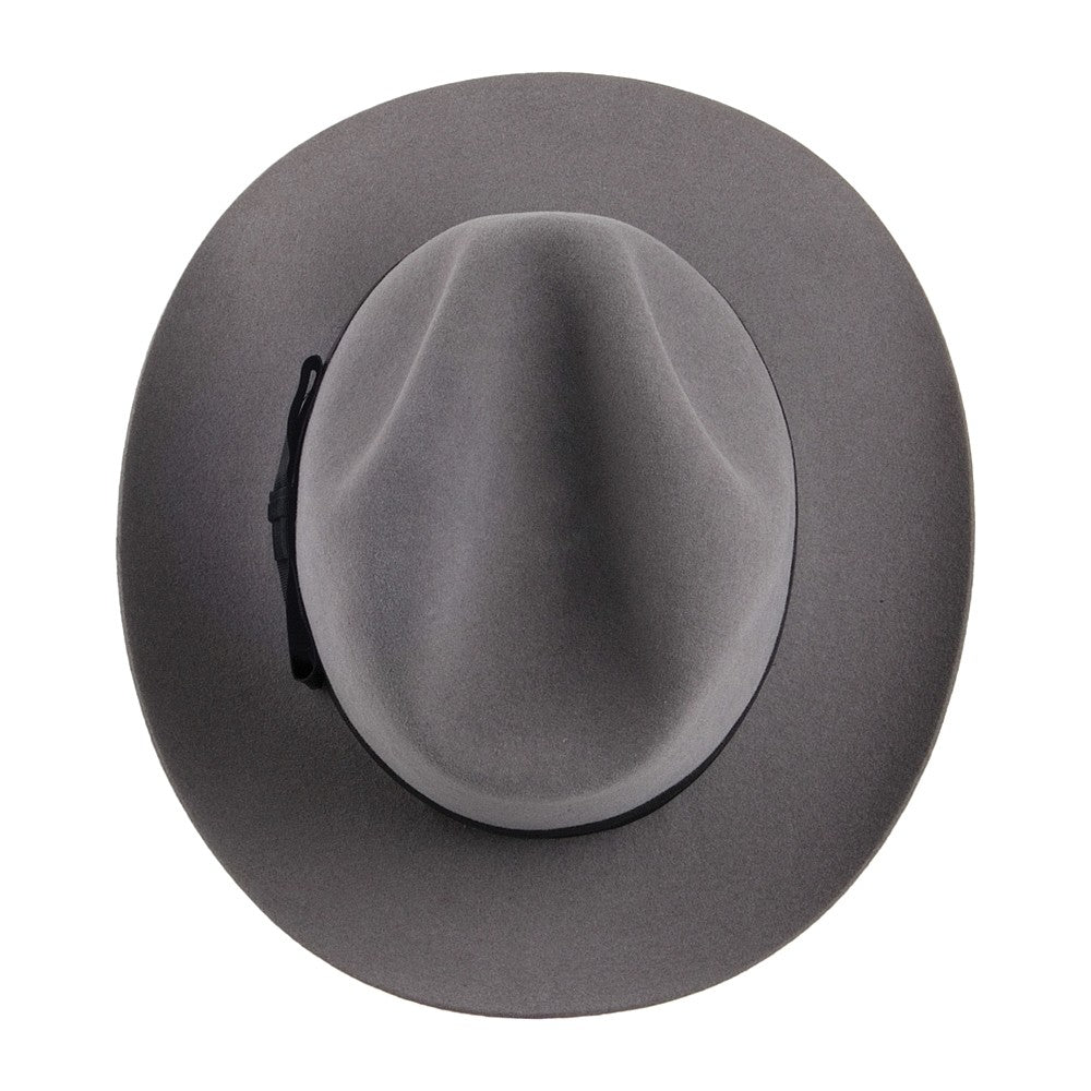 Sombrero Fedora Knightsbridge de fieltro de piel de Christys - Gris Claro