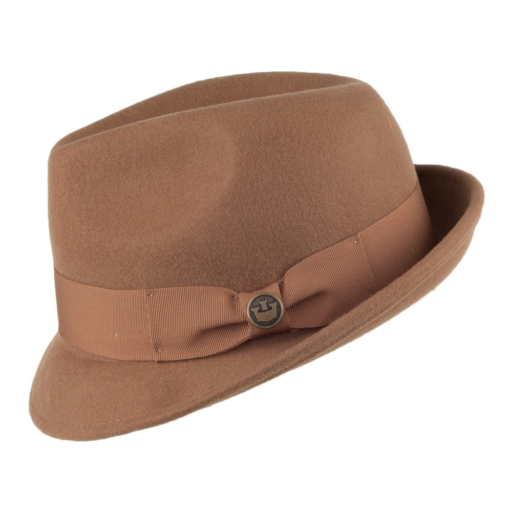 Sombrero Trilby Good Boy de lana de Goorin - Camel