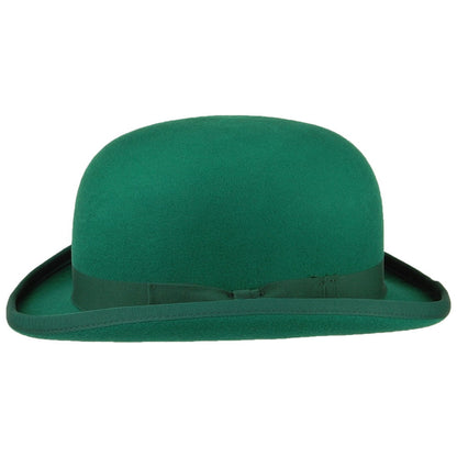 Sombrero bombín de fieltro de lana de Denton - Verde Esmeralda