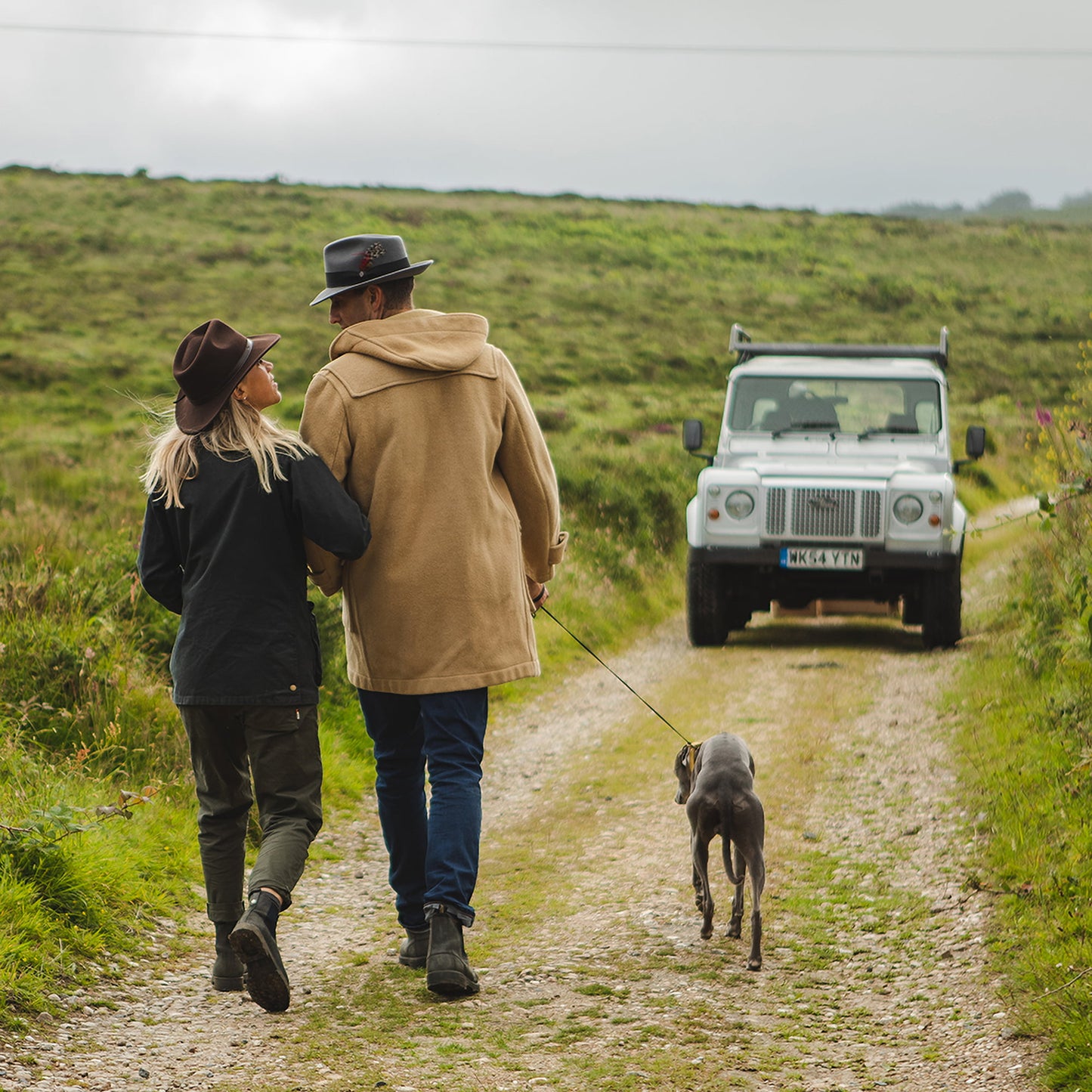 Sombrero Fedora flexible Copa-C de Jaxon & James - Gris