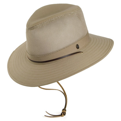 Sombrero australiano ventilado Jaxon & James - Kaki