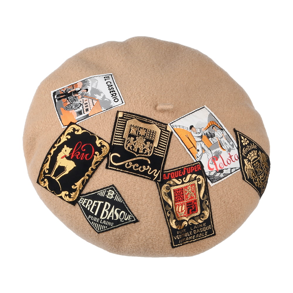 Boina Eridan Vintage Patch de lana merino de Héritage par Laulhère - Arena