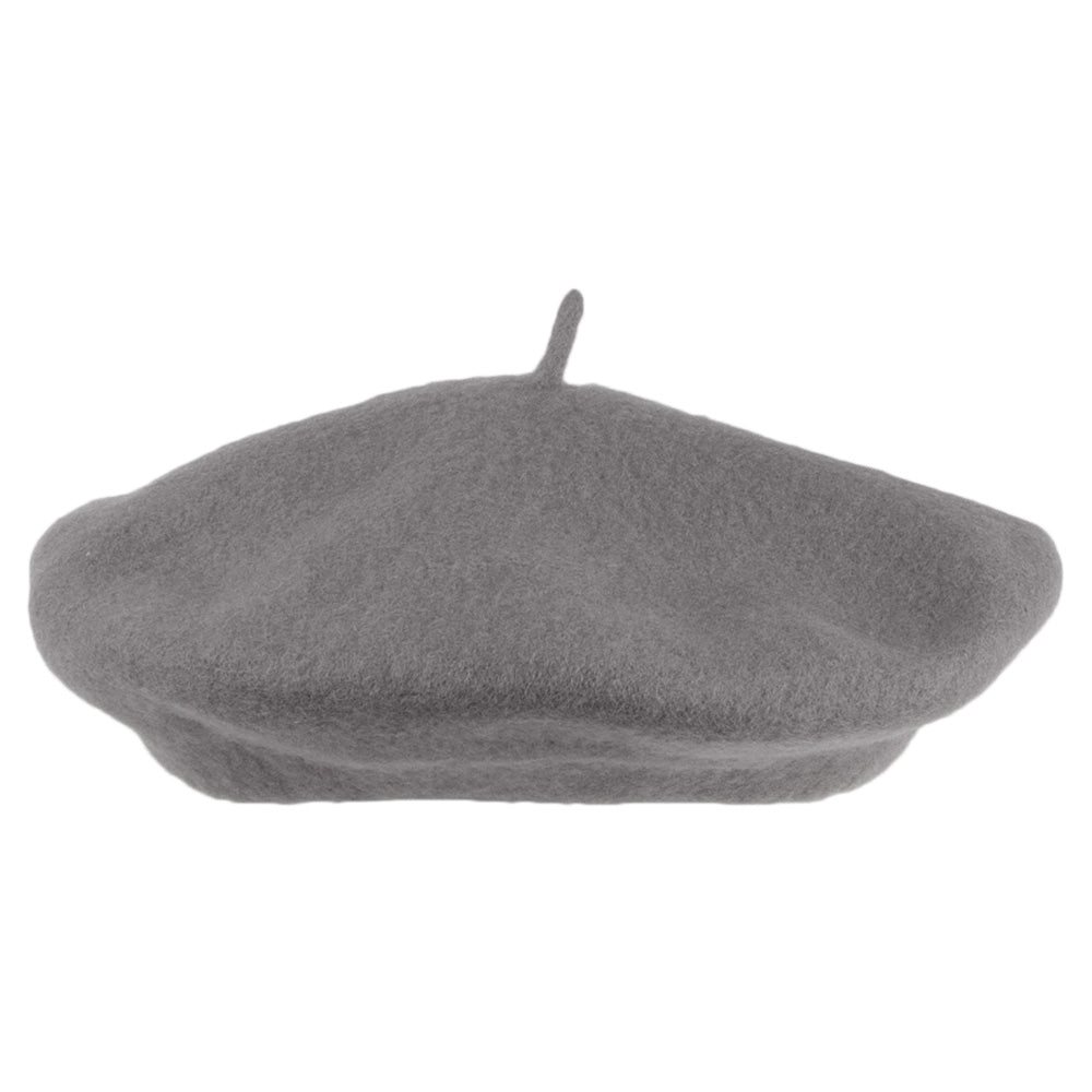 Boina Fashion de lana de Village Hats - Gris