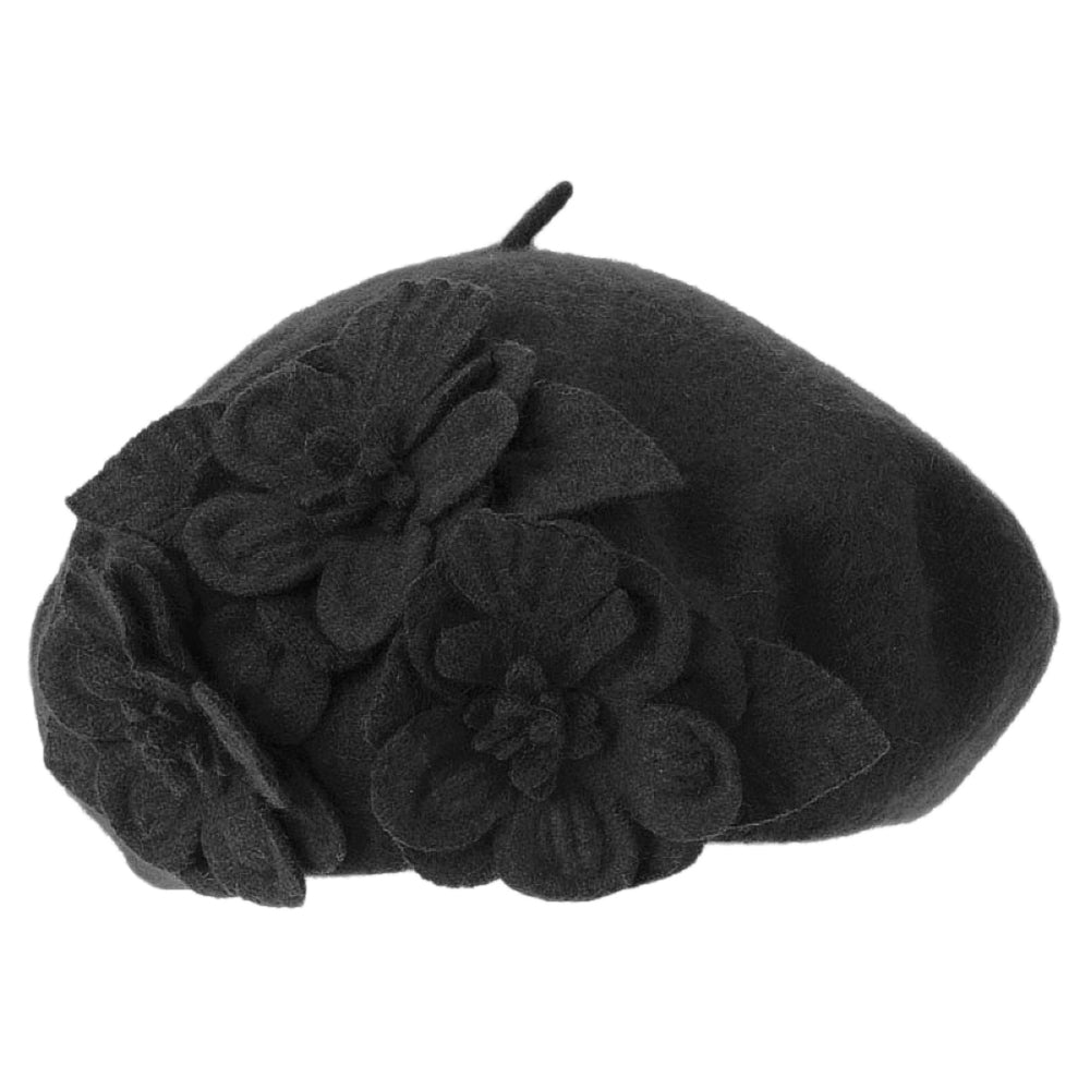 Boina Flor de Betmar - Negro