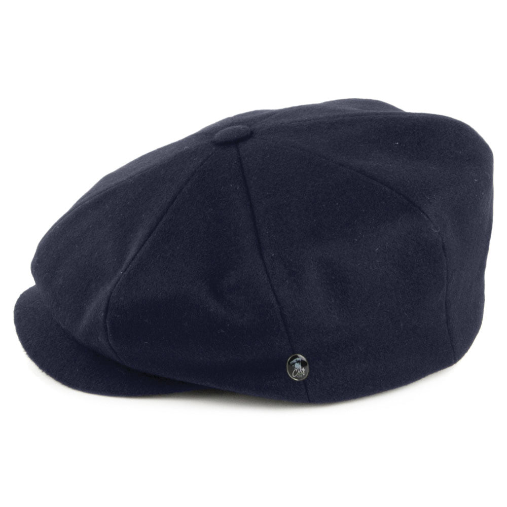 Gorra Newsboy de lana Loden de City Sport - Azul Marino