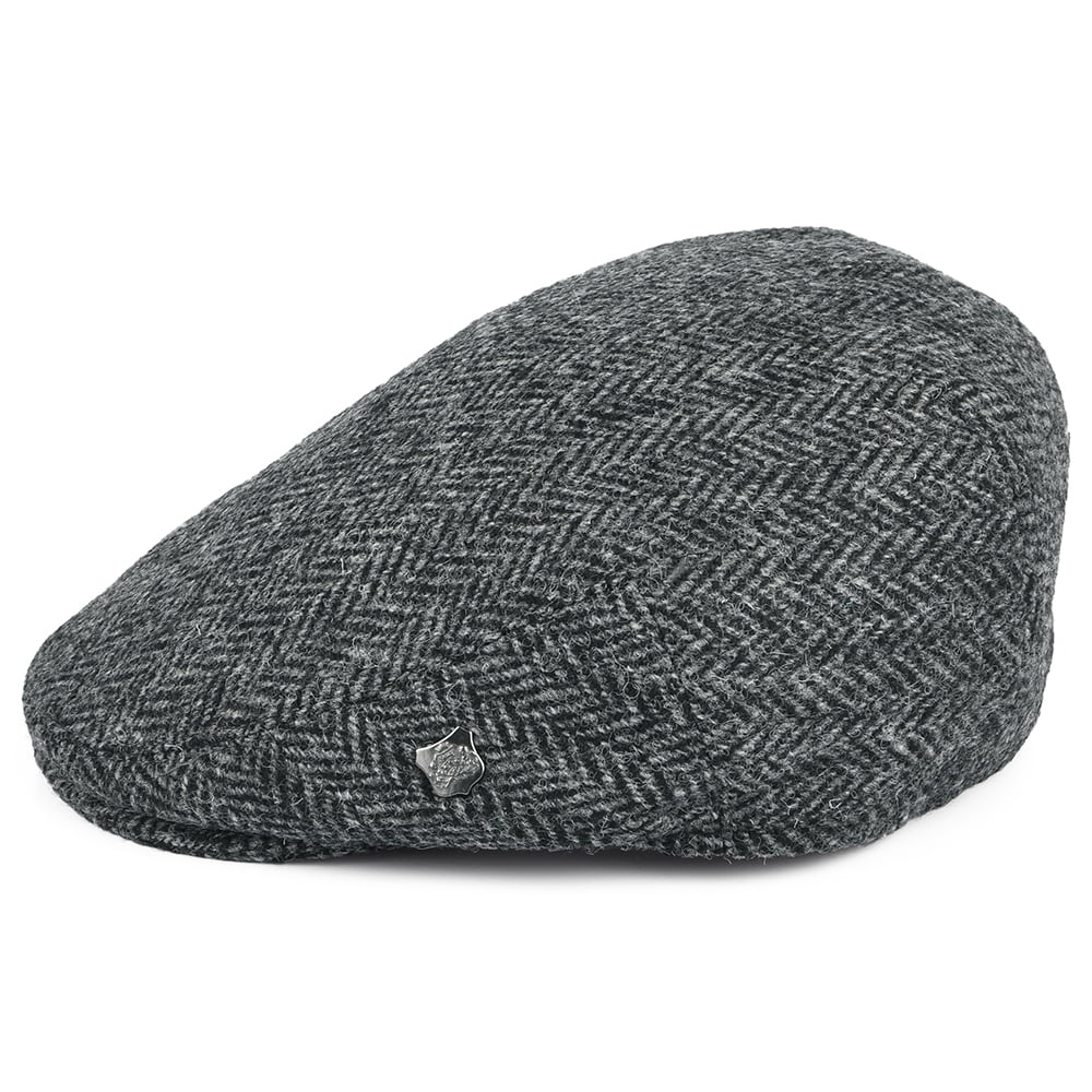 Gorra plana Stornoway de HARRIS TWEED de Failsworth - Gris