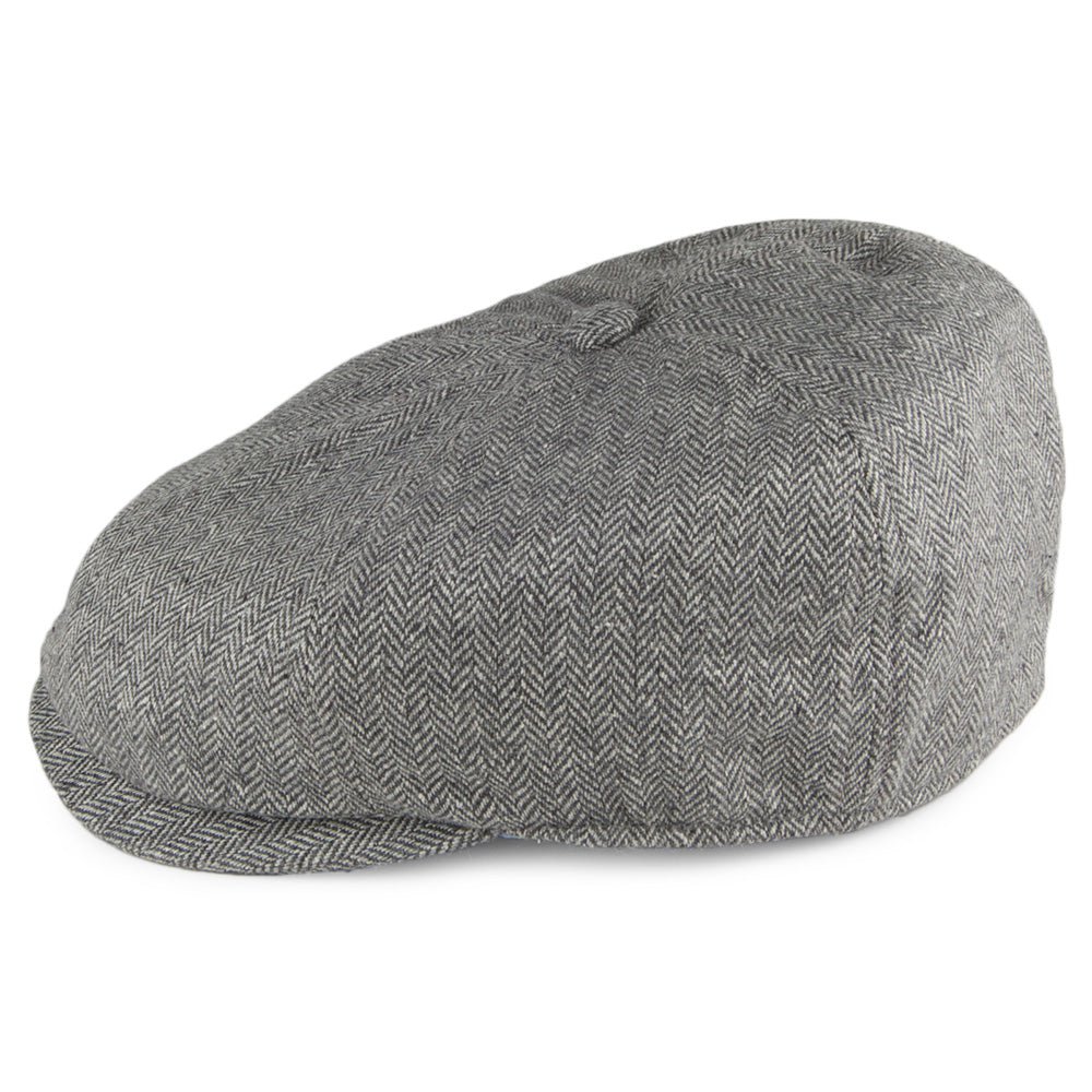 Gorra Newsboy Hudson mezcla de seda de Failsworth - Gris
