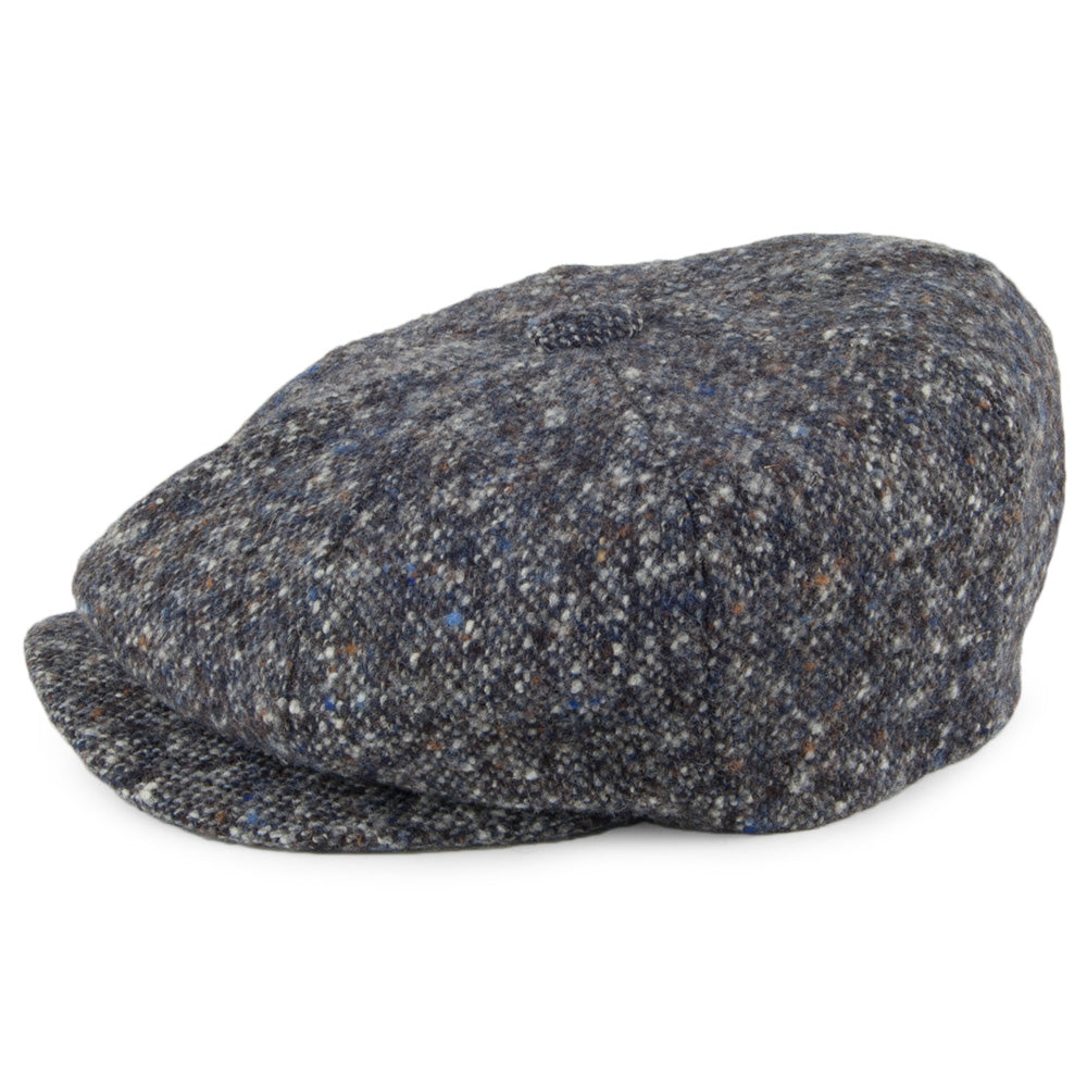 Gorra de Tweed Donegal Marl de City Sport - Azul-Gris