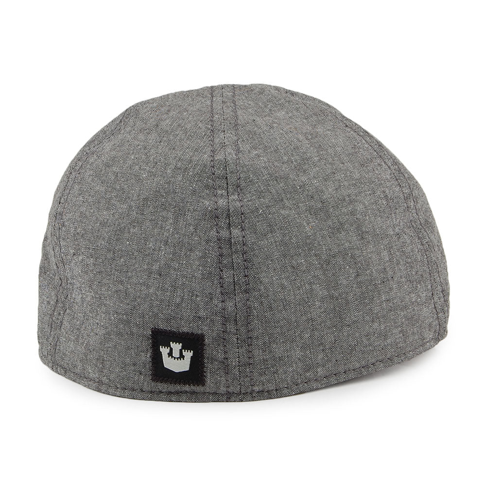 Gorra plana Mr. Bang de algodón de Goorin - Negro Lavado