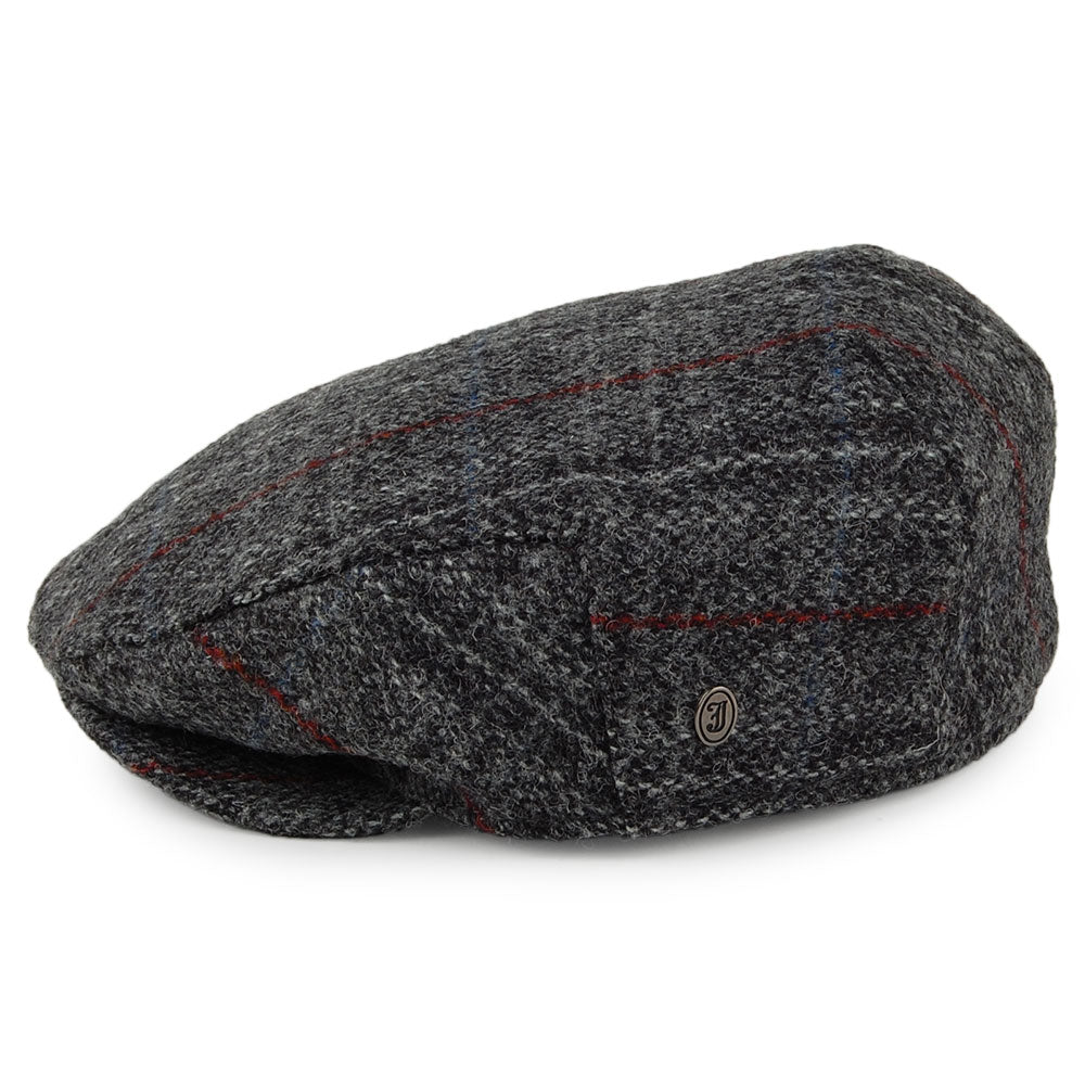 Gorra plana Loch Alsh de HARRIS TWEED de Jaxon & James - Gris Multi