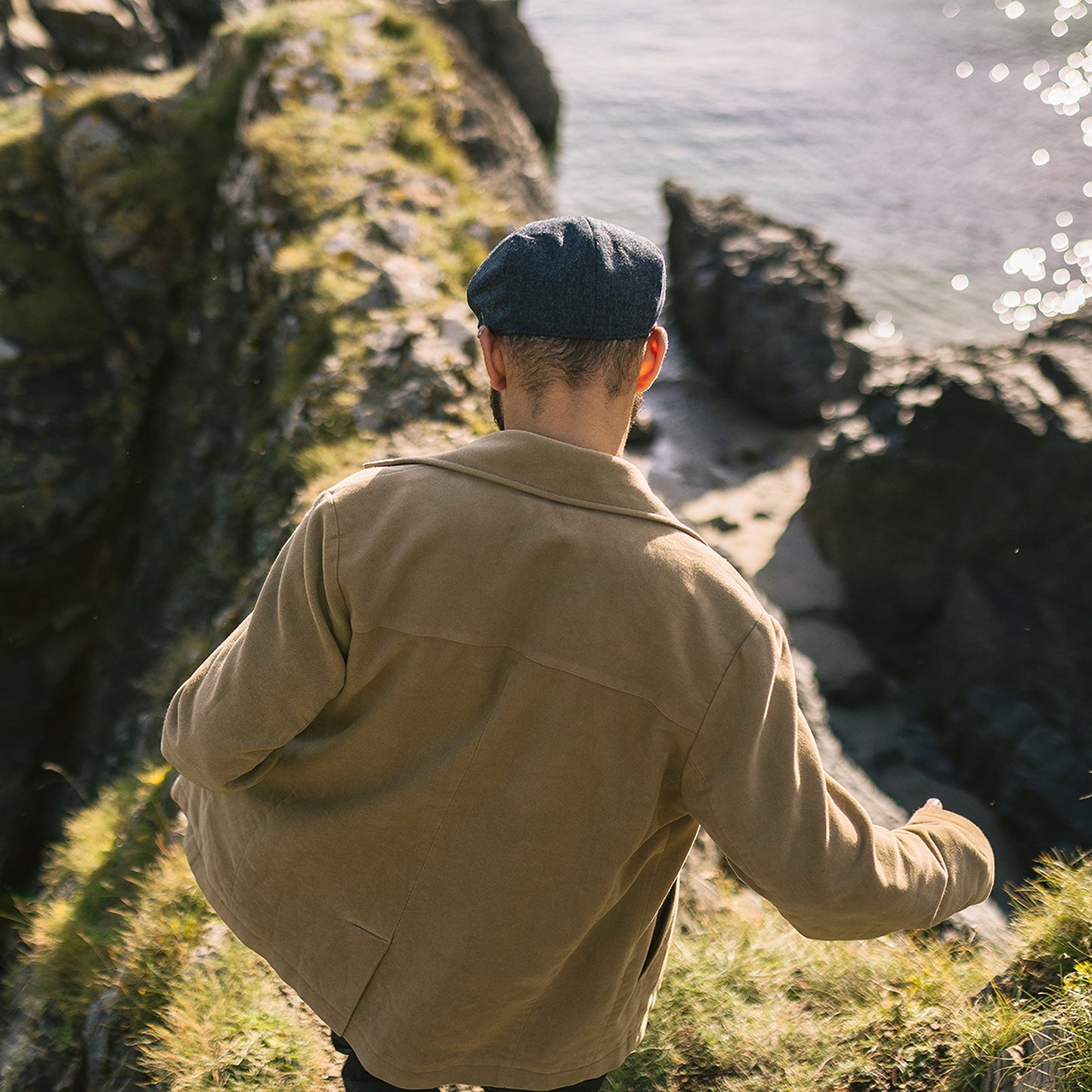 Gorra Newsboy Falconbrook de Jaxon & James - Azul Marino