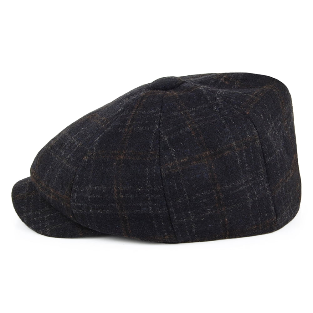 Gorra Newsboy Deanscroft a cuadros de Joules - Azul Marino