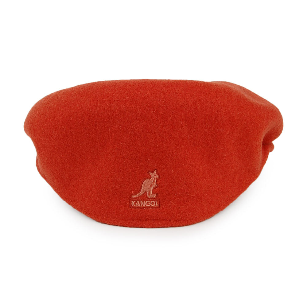 Gorra plana 504 de lana de Kangol - Rojo Óxido