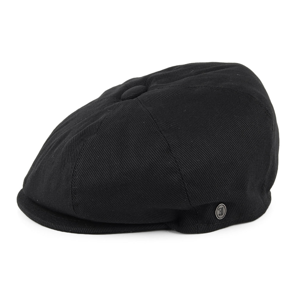 Gorra Newsboy de algodón de Jaxon & James - Negro