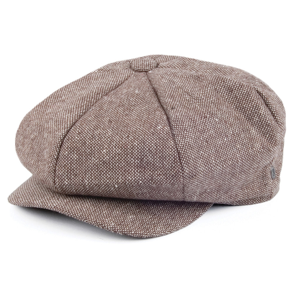 Gorra de Tweed Marl La Gran Manzana de Jaxon & James - Marrón