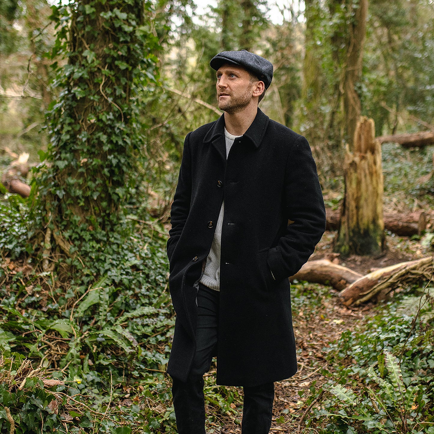 Gorra Newsboy Union de Jaxon & James - Antracita